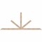 Ekena Millwork Saratoga Smooth Timber Gable Bracket, Douglas Fir, 96"W x 40"H x 1 1/2"D x 3 1/2"F, 10/12 Pitch GBW096X40X0204SAR00SDF - alternate 1